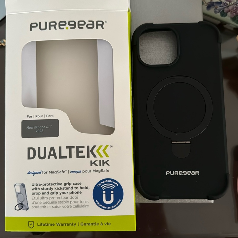 Pure gear dual tek Kik MagSafe iPhone case